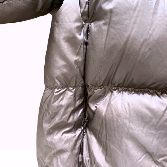 Uniqlo Ultra Light Down Shiny Puffer Jacket in Gray Size Large - Picture 10 of 12